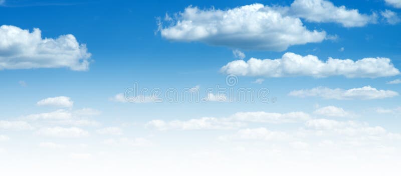 Blue sky and clouds stock image. Image of morning, clear - 125665307