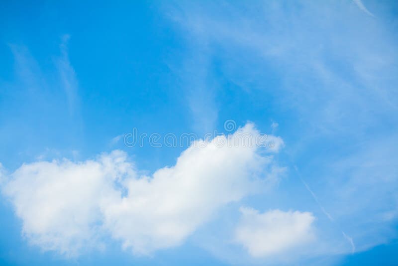 Blue Sky and Clouds in Good Weather Days Stock Photo - Image of beauty ...