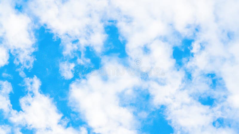 Blue Sky and Clouds Abstract Spring ,summer Nature with Pastel Filter ...