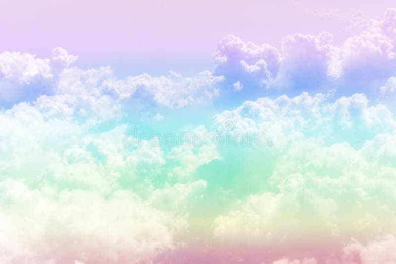 Blue Sky and Clouds with a Pastel Colored Stock Photo - Image of gradation,  airview: 147788884