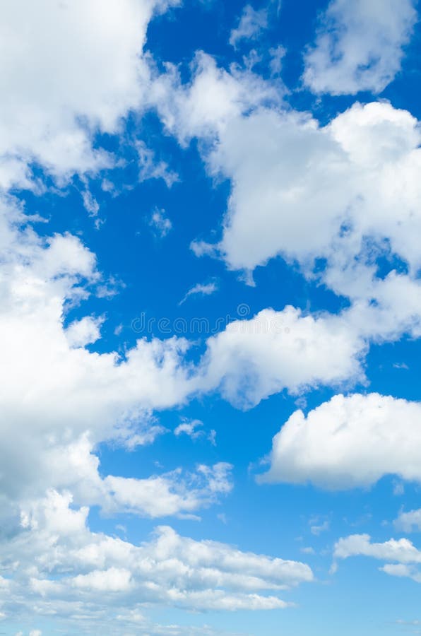 Blue sky with clouds stock photo. Image of peace, beauty - 28055874