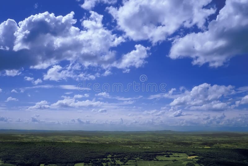 Blue Sky And Green Hills Stock Photo Image Of Agriculture 7364454