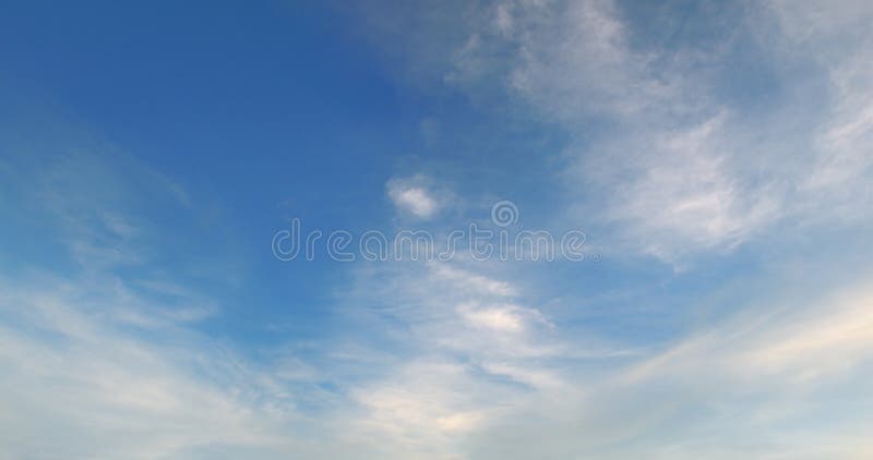 Blue sky with light clouds royalty free stock photography