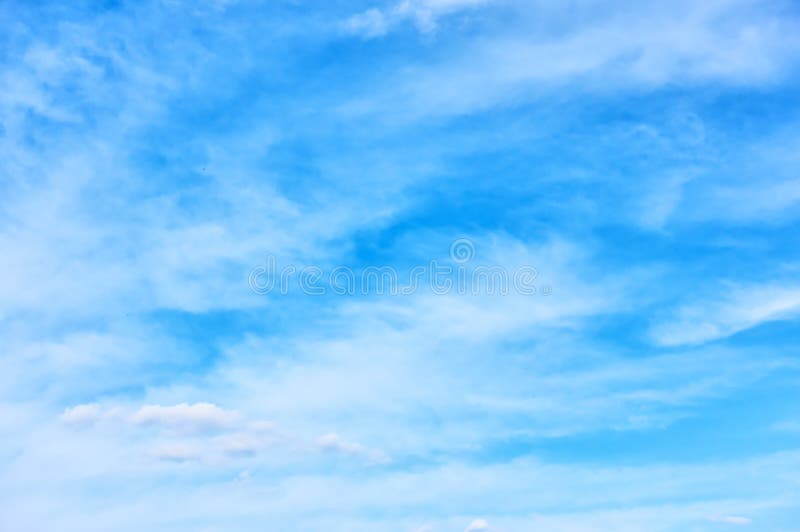 Blue Sky with Light Clouds - Smooth Background Stock Image - Image of  texture, bright: 172996533