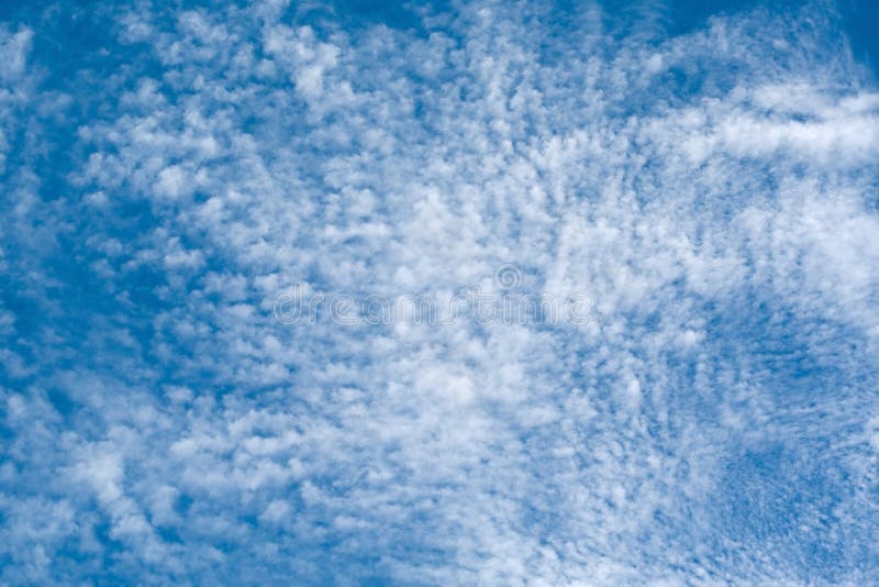 Blue Sky with Little Clouds Stock Image - Image of freedom, atmosphere ...