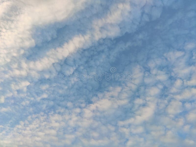 Blue sky and lots small clouds pattern stock photo Blue sky and lots small clouds pattern stock photo
