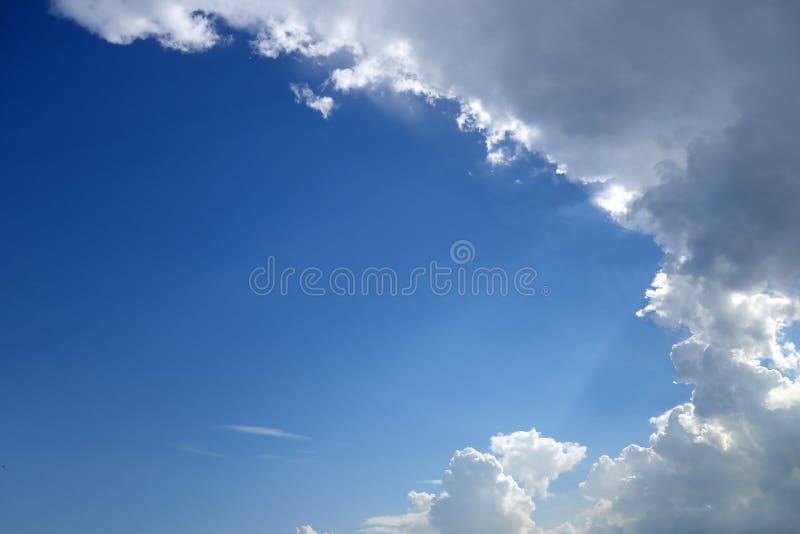 Blue sky with rain clouds stock photo. Image of perfection 78848888