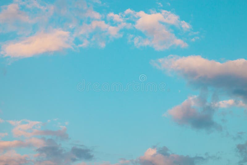 Blue sky after sunset stock image. Image of dusk, sunlight 56517427