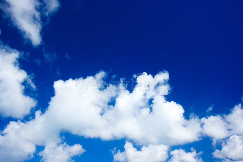 Blue sky and white clouds