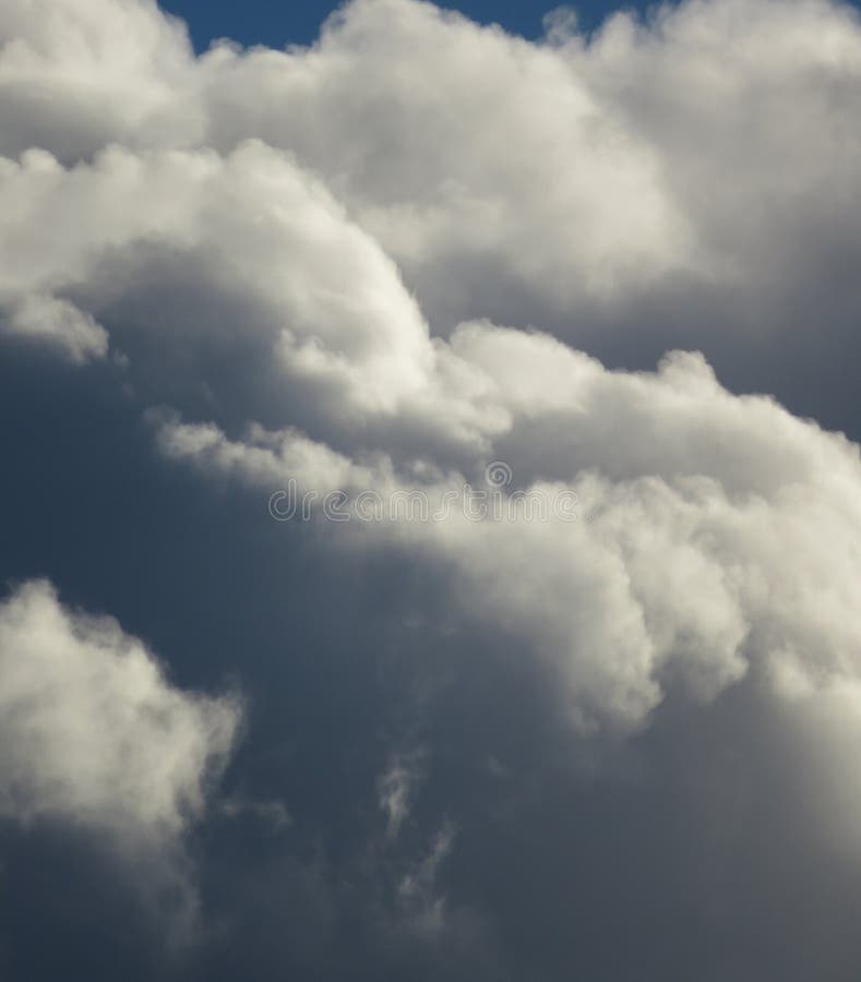 Blue Sky White Clouds Black Clouds Stock Image Image of cloud, line