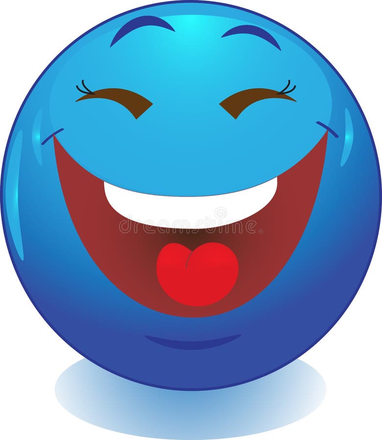 Blue Smile Smile Icon Stock Illustration Illustration Of Happiness