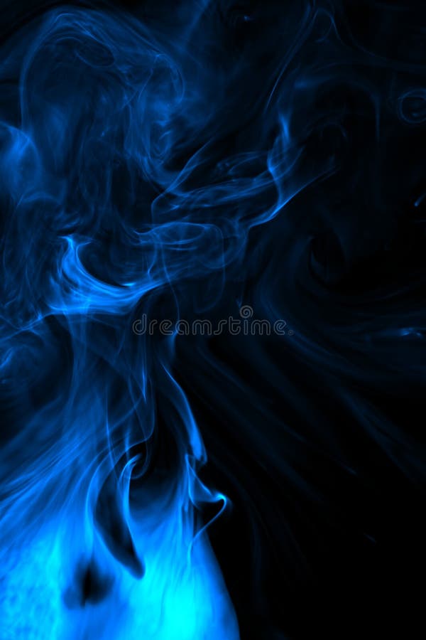 Blue smoke stock images