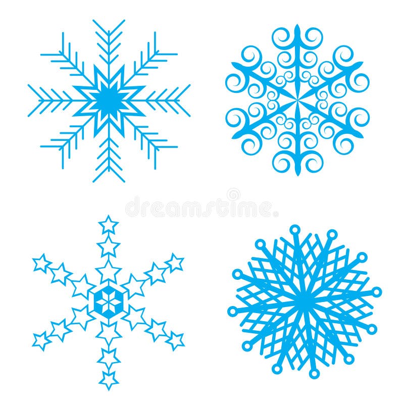 Blue Snowflakes