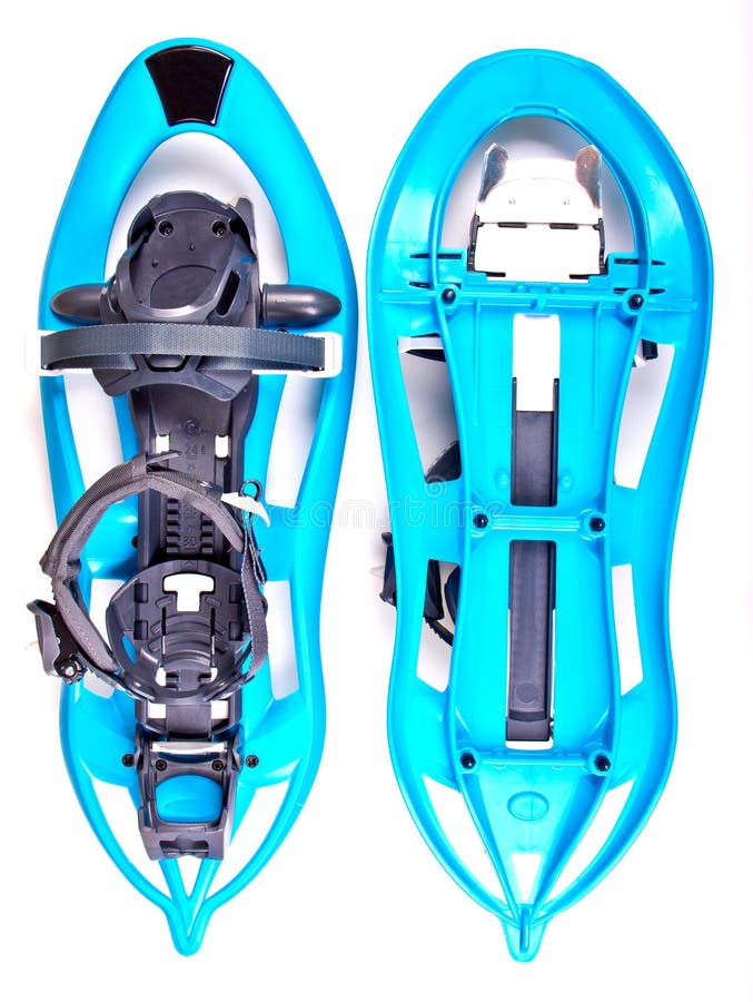 Blue Snowshoes stock image. Image of isolated, sharp 57748545