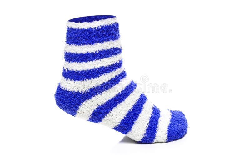 Blue Socks stock image. Image of infant, sock, white - 79961517