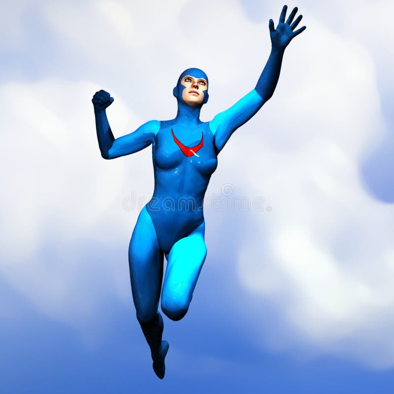 blue som 2 flyger superkvinnan för generisk hjälte vektor illustrationer blue som 2 flyger superkvinnan för generisk hjälte vektor illustrationer
