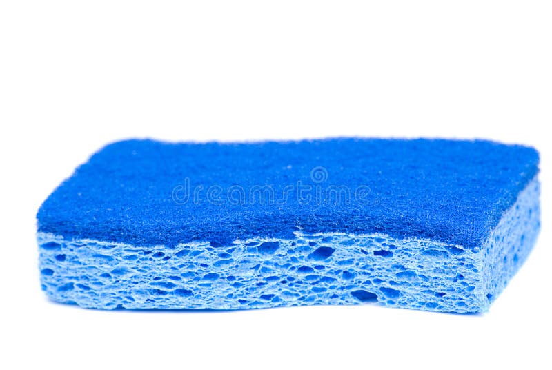 Blue sponge stock image. Image of scrub, abstract, macro 24082809