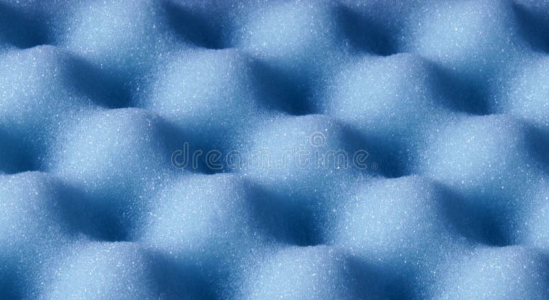 Blue Sponge Foam Surface Abstr