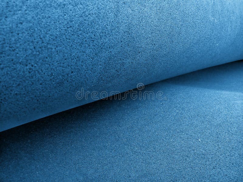 Blue sponge material. stock photo. Image of foam, material 203226356