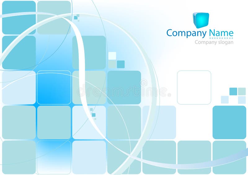 Abstract blue background for your prints. Blue square logo vectors