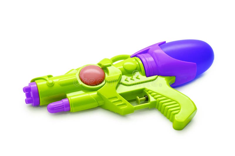 Blue Squirt Gun stock photo. Image of shoot, pistol, spray 11443950