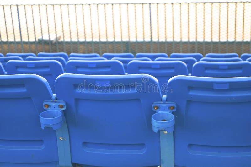 Blue stadium seats stock image. Image of point, blue 40196327