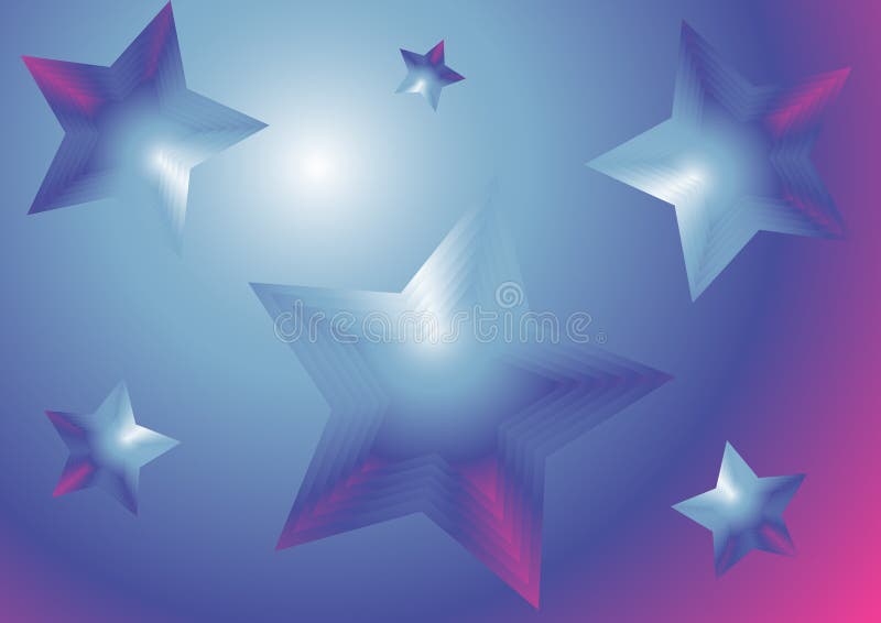 Blue stars background