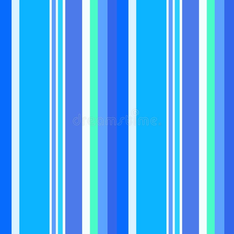 Blue Striped Wallpaper. Colorful, Bright Background. Decor Element. Eps 10 Stock Illustration
