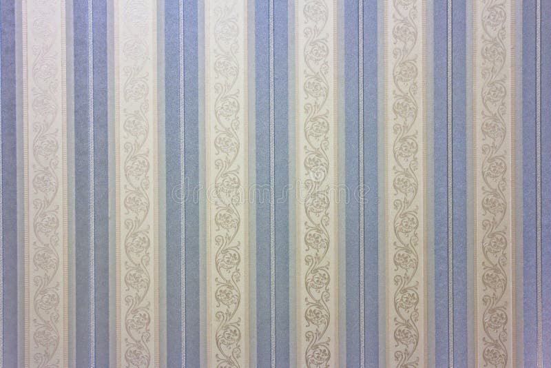 Blue striped wallpaper stock illustration. Illustration of