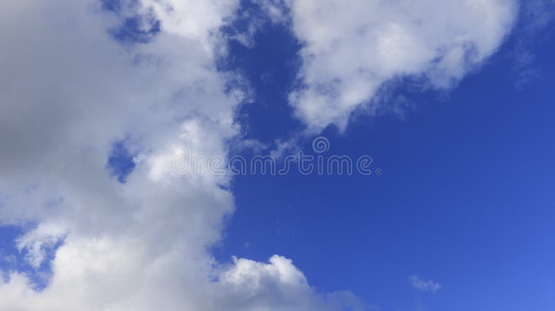 Blue Summer Sky Clouds mid 2018