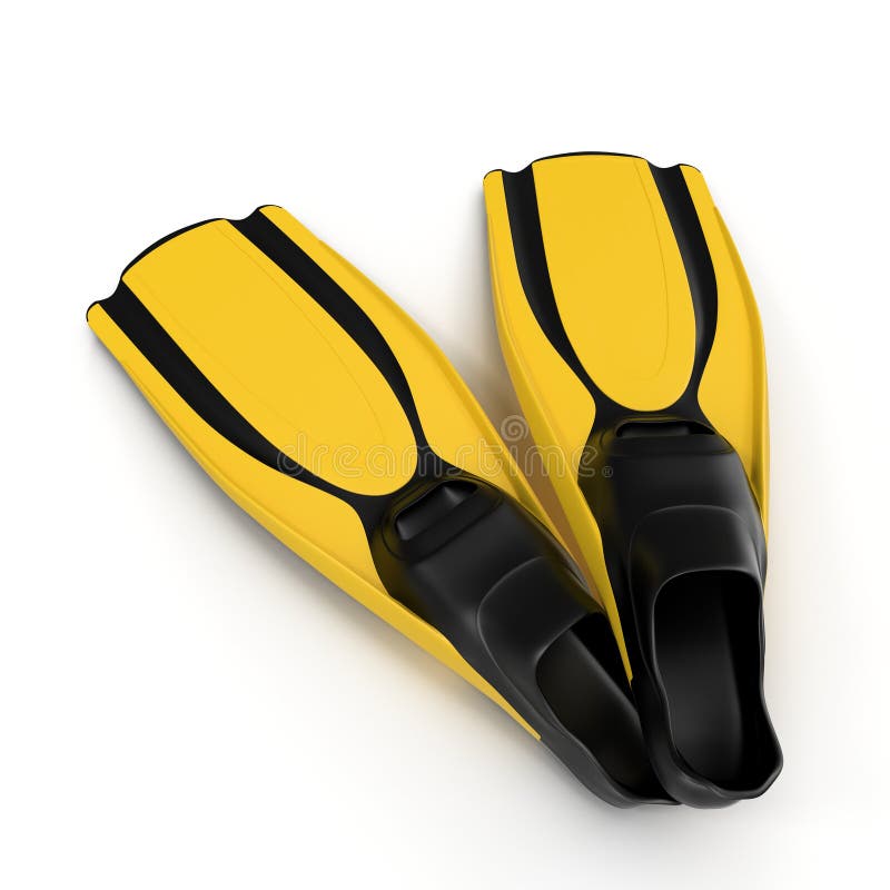 Yellow Swim Fins Stock Illustrations 337 Yellow Swim Fins Stock