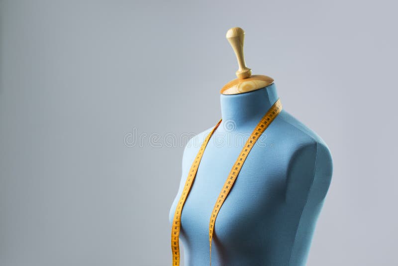 A mannequin with a measuring tape on it's neck. Couture fashion design  model. - PICRYL - Public Domain Media Search Engine Public Domain Search