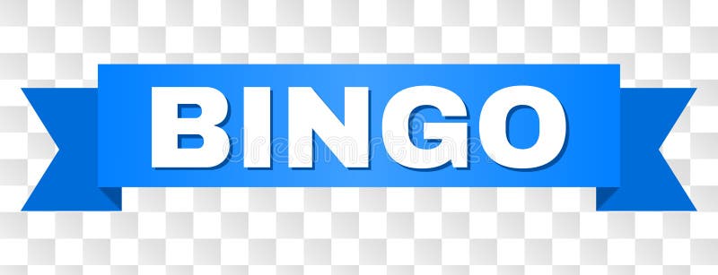 Blue Tape with BINGO Caption vector illustration