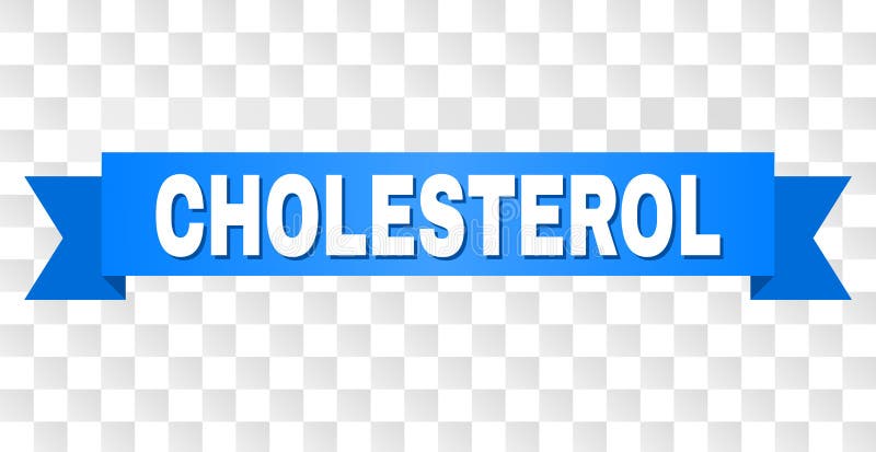 Blue Tape with CHOLESTEROL Text