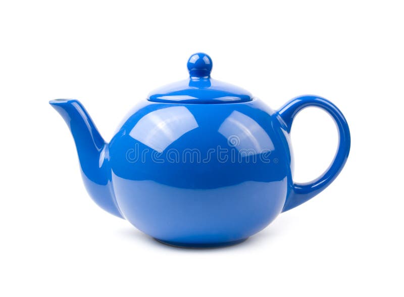 Blue teapot