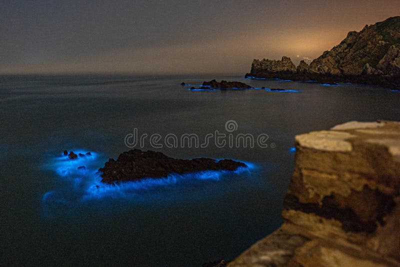 Mazu Island on the coast of mainland China was originally a stronghold for cross-strait confrontation. After the reduction of the garrison, the population is scarce, which is a place with insufficient light. Therefore, after long-time exposure of the camera, the luminescent algae in the sea will emit blue light, which has become the photographer`s pursuit of beauty, which locals call `blue tears. ` April to July is the period with the most blue tears, attracting countless tourists. The island that disappeared from the shadow of the war was illuminated by blue tears!.
