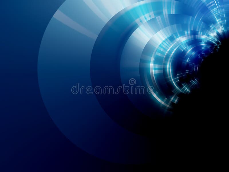 Blue technology background vector illustration