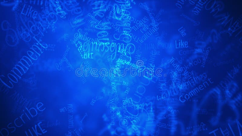 Blue Text of Marketing concept word motion