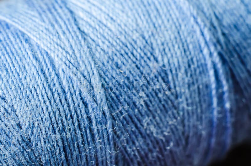 Blue thread stock photo. Image of fabric, cotton, detail 72476266