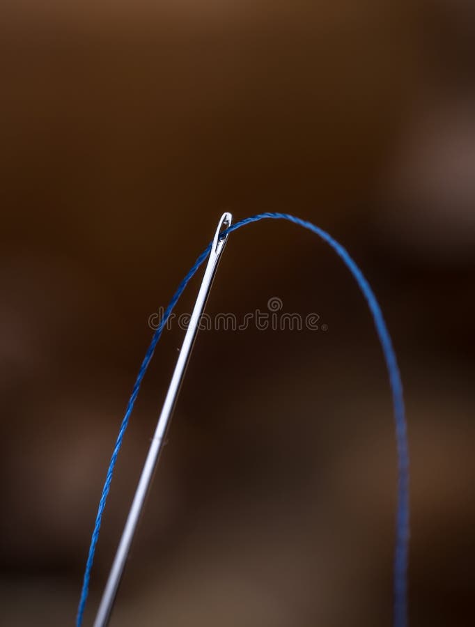 Thread and needle stock photo. Image of tool, macro, instrument - 71875928