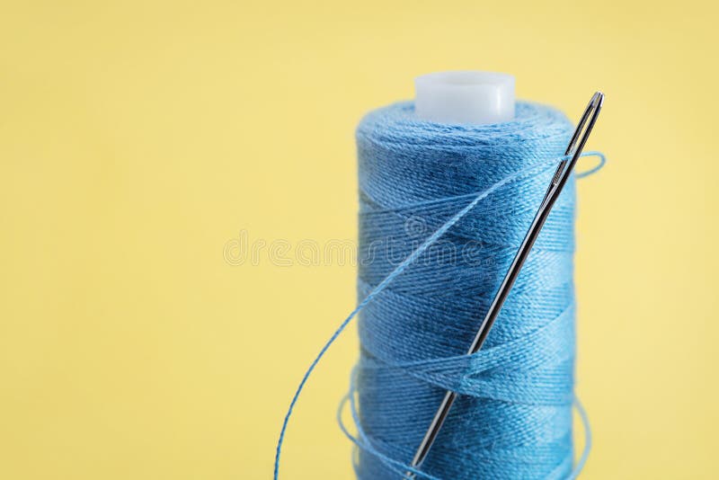 Needle and Thread Reel for Sewing Stock Illustration Illustration of