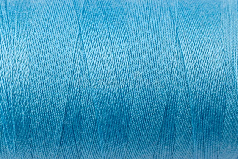 Blue thread texture stock photo. Image of industry, pattern 113681468