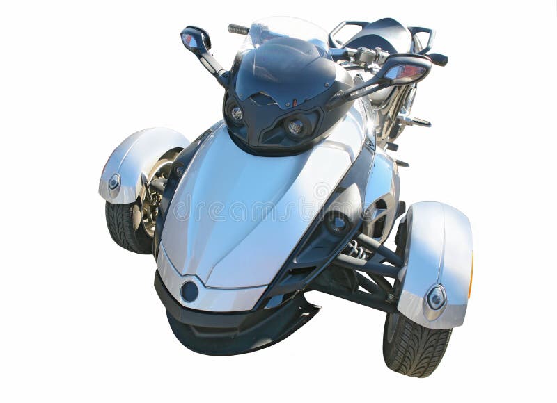 Three wheel motorcycle stock image. Image of three, vehicle 6032997