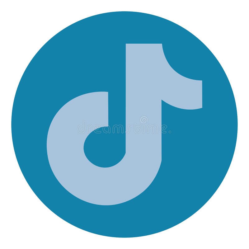 Tiktok Logo Blue Stock Illustrations 383 Tiktok Logo Blue Stock