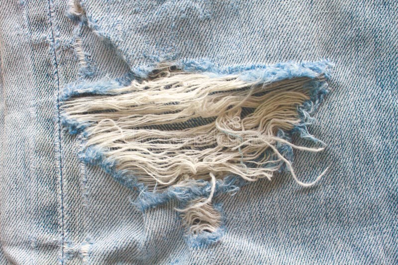 Blue Torn Denim Jeans Texture Stock Photo - Image of fiber, cloth: 36257650