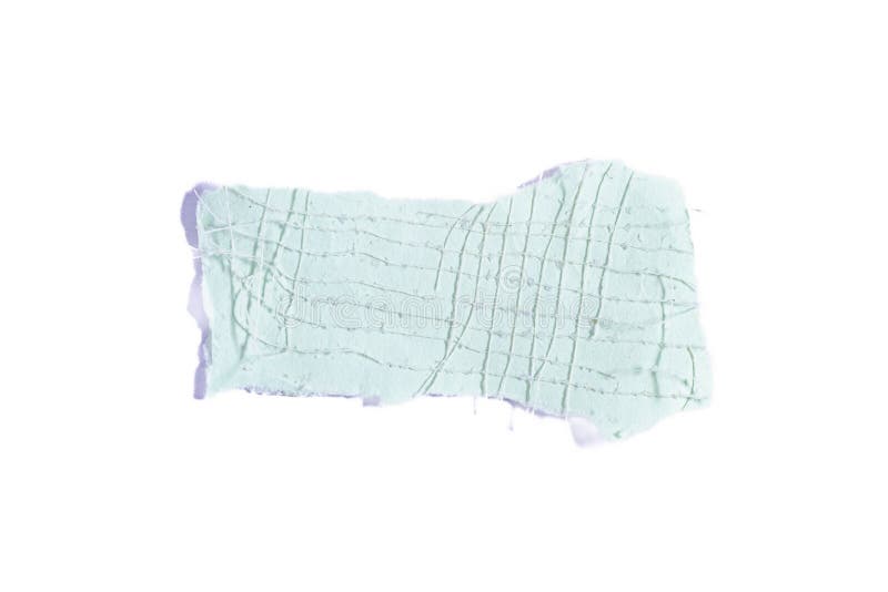 Blue torn edges strips isolated. Blue torn edges paper ripped isolated on white background royalty free stock photo