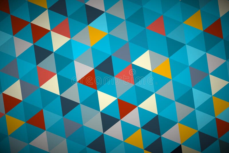 Blue Vector Abstract Triangle Background