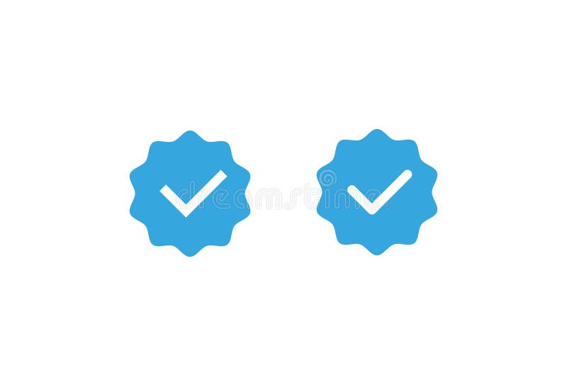 verified icon social media, blue check mark, instagram verify account icon  vector, blue tick, black on white background 21042429 Vector Art at Vecteezy