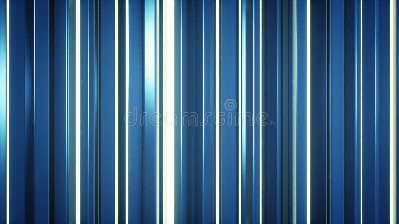 Blue Vertical Bars 3D Rendering Stock Illustration - Illustration of ...