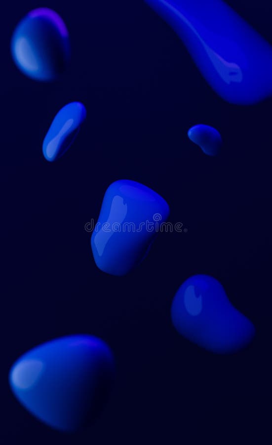 Blue Wallpaper, Blue, Blue Drop. Wallpaper for Phone Stock Image